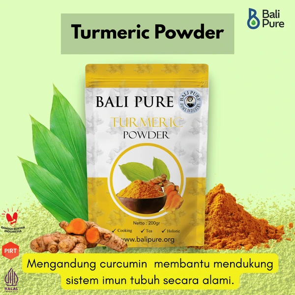 Bali Pure Home Industry - Kunyit Murni Bubuk Powder 200 gr
