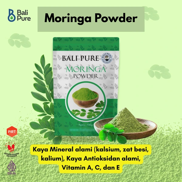 Bali Pure Home Industry - Bubuk Kelor - Moringa 100 gram Organik