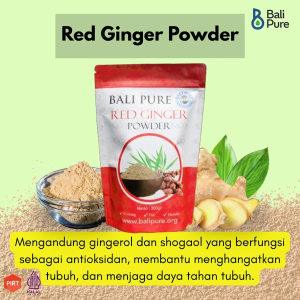 Bali Pure Home Industry Serbuk Jahe Merah Murni 200gr