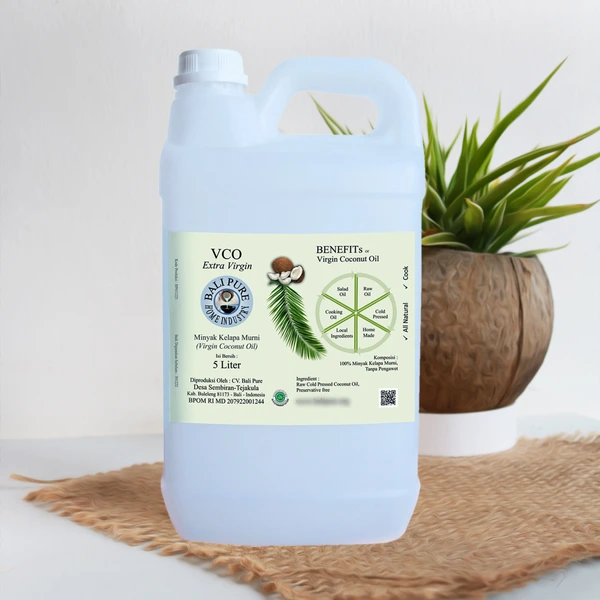 Bali Pure Home Industry - Virgin Coconut Oil VCO 5L