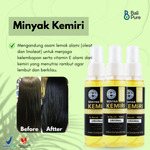 Bali Pure Home Industry Minyak Kemiri anti rambut rontok 100ml Bundling 3X