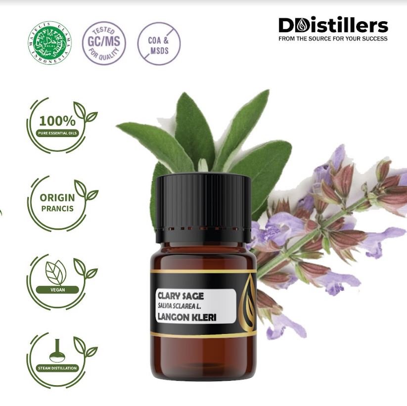 Langon Kleri / Clary Sage Essential Oil 100% Pure (2-10 ml)