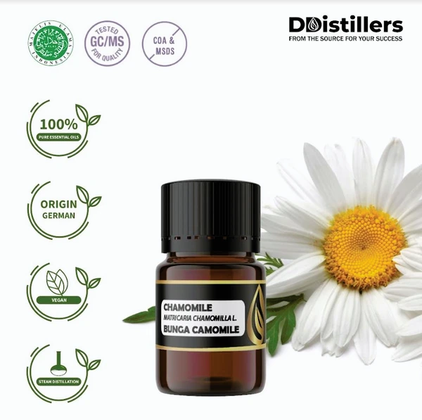 Bunga Camomile / Chamomile Essential Oil 100% Pure (2-10 ml)