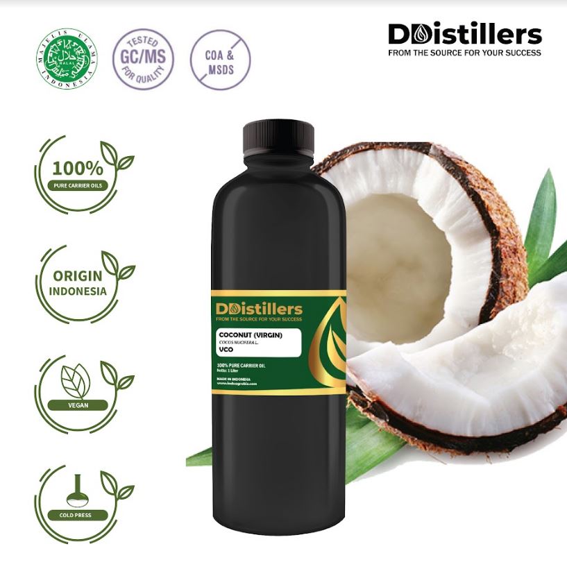 VCO / Virgin Coconut Carrier Oil 100% Pure (100 ml)