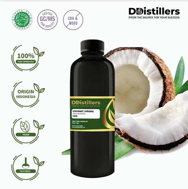 VCO / Virgin Coconut Carrier Oil 100% Pure (2 ml)