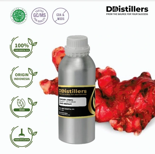 Jahe Merah / Ginger Red Essential Oil 100% Pure (1-2 L)
