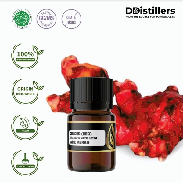 Jahe Merah / Ginger Red Essential Oil 100% Pure (5-10 ml)