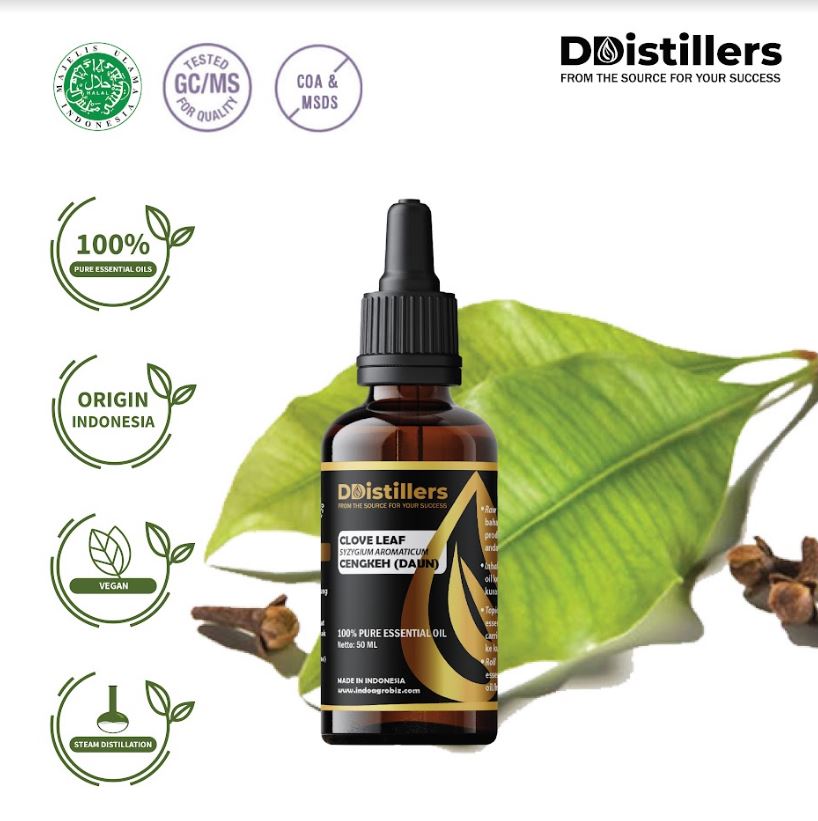 Minyak Atsiri Cengkeh (Daun) / Clove Leaf Essential Oil 100% Pure (50-100 ml)