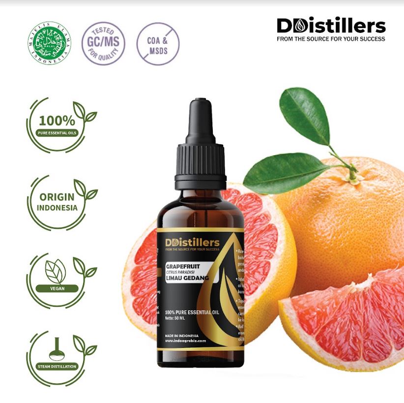 Minyak Atsiri Limau Gedang / Grapefruit Essential Oil 100% Pure (50 ml)