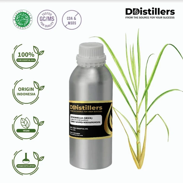 Sereh Wangi Mahapengiri / Citronella Java Essential Oil 100% Pure (1 L SS EXP)