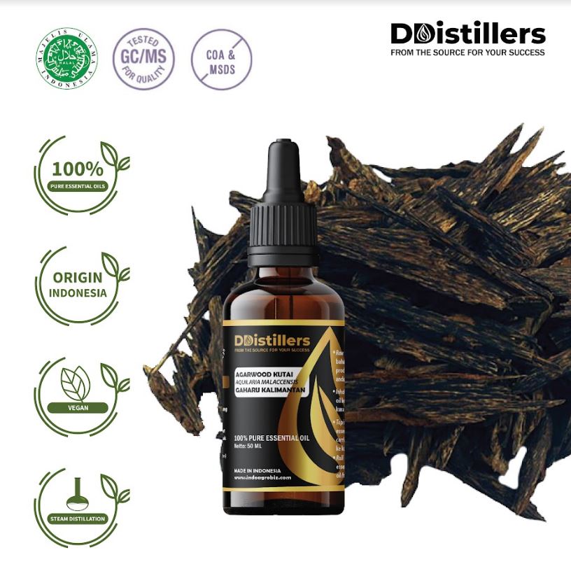 Gaharu Kalimantan / Agarwood Kutai Essential Oil 100% Pure (2-100 ml)