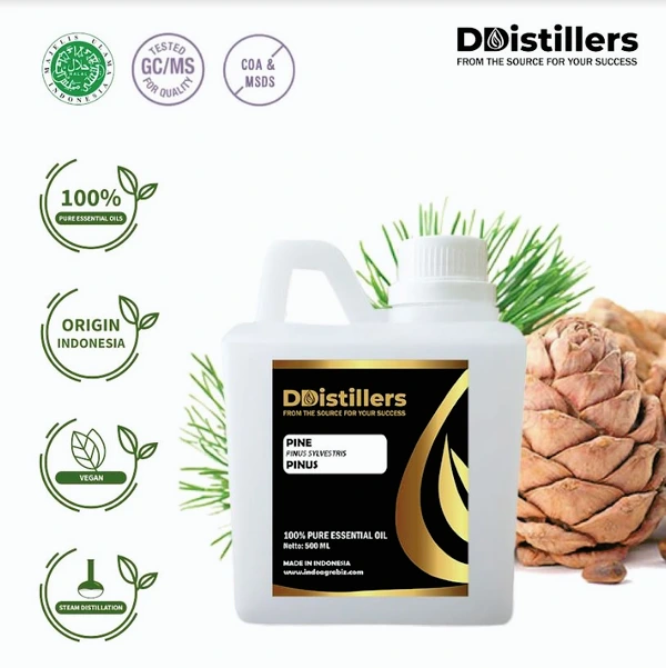 Minyak Atsiri Pinus / Pine Essential Oil 100 % Pure (500 ml HDPE)