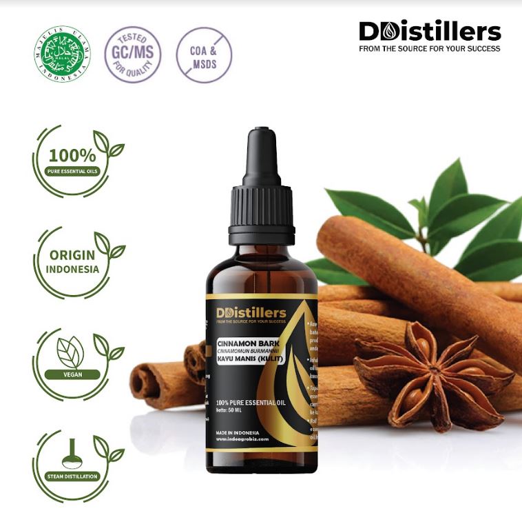 Kayu Manis / Cinnamon Bark Essential Oil 100 % Pure (50 ml)