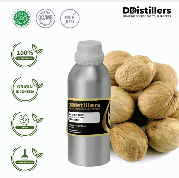 Minyak Atsiri Biji Pala / Nutmeg Seed Essential Oil 100% Pure (1 L)