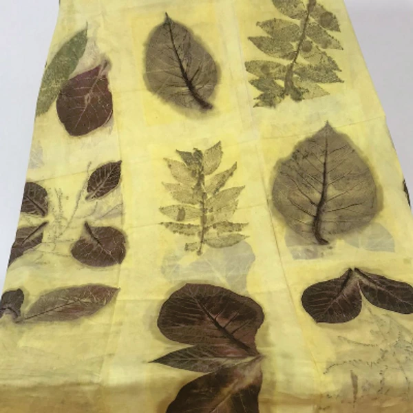Ecoprint Katun Prismisima Motif Daun