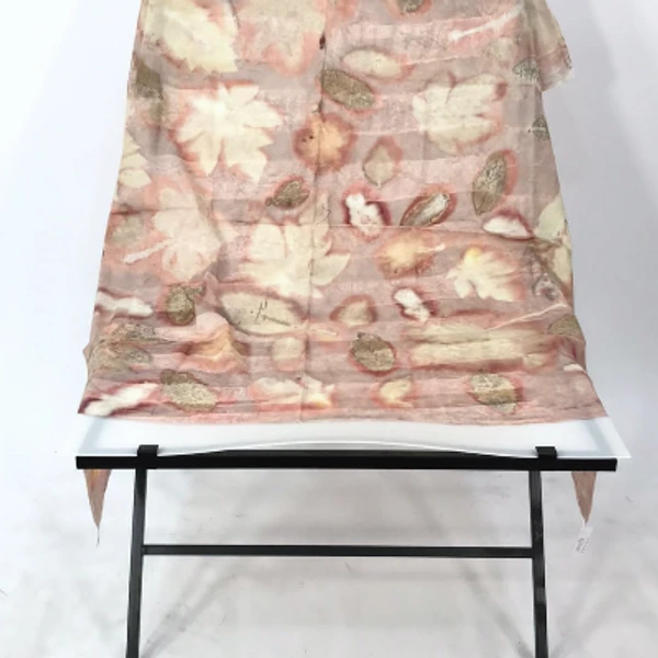 Kerudung/Jilbab (hijab segi empat) Ecoprint Motif Daun
