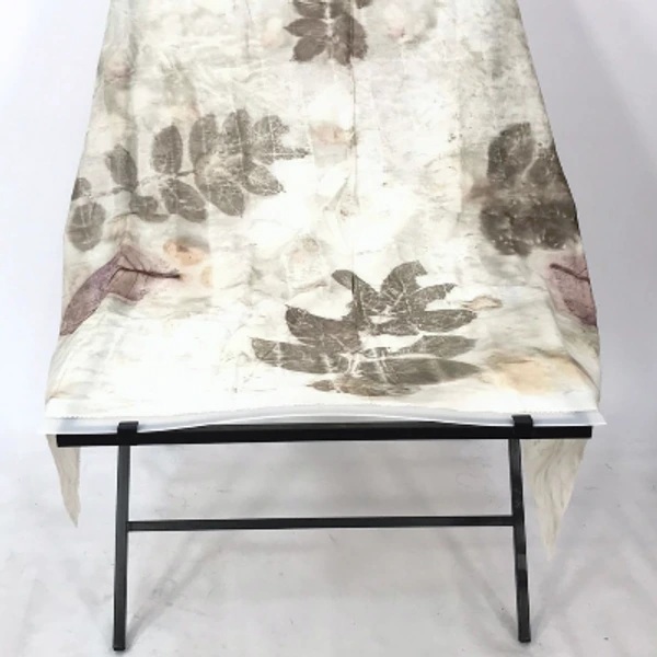 Kerudung/Jilbab (hijab segi empat) Ecoprint Motif Daun