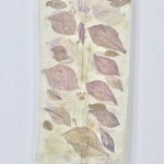 Selendang Ecoprint  motif daun