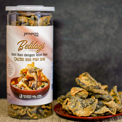 Belilagi salted egg fish skin 140gr