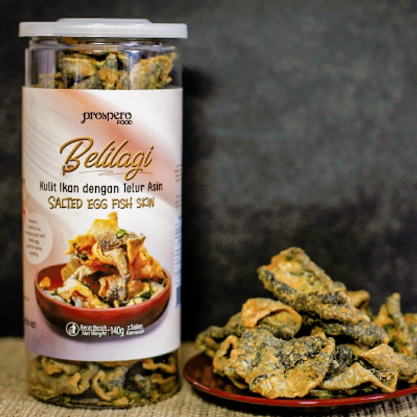 Belilagi salted egg fish skin 140gr