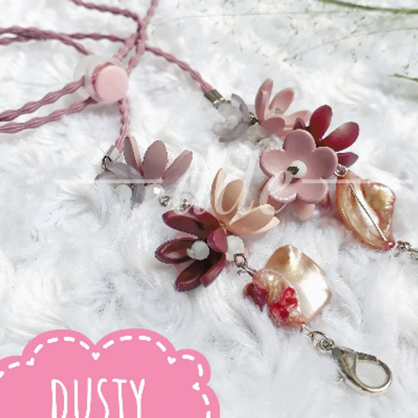 Strap masker 2in1 bunga kekinian ( part 1)