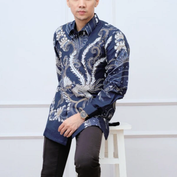 Kemeja batik lengan panjang puring  darka