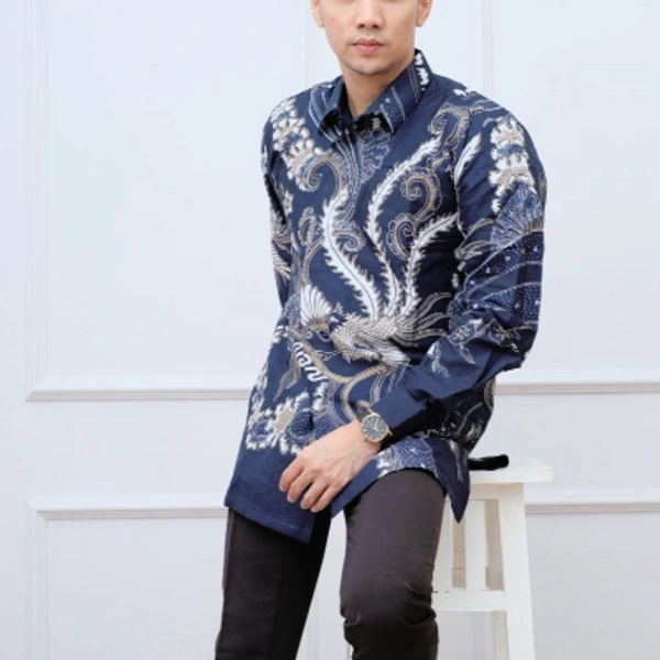Kemeja batik lengan panjang puring  darka