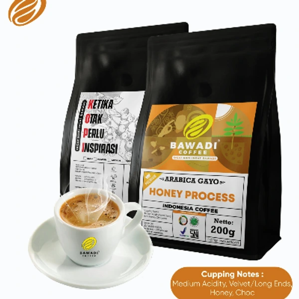 Bawadi Kopi Arabica Honey Process Powder 200g - Biji Kopi