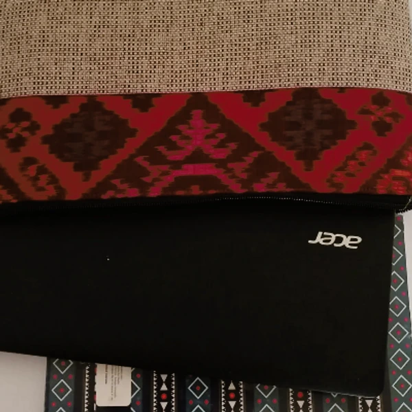 UWAISGEN Tas Laptop Mirah Bag 12 inchi Goni Endek Etnik Bali Handmade
