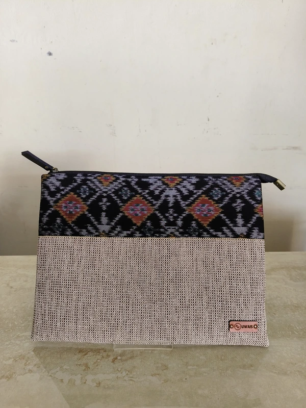 UWAISGEN Tas Laptop Mirah Bag 12 inchi Goni Endek Etnik Bali Handmade