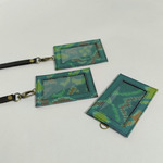UWAISGEN ID Card Holder Lanyard Endek Etnik Bali 1 ply