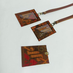 UWAISGEN ID Card Holder Lanyard Endek Etnik Bali 1 ply