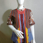 Blouse atasan wanita tangan pendek