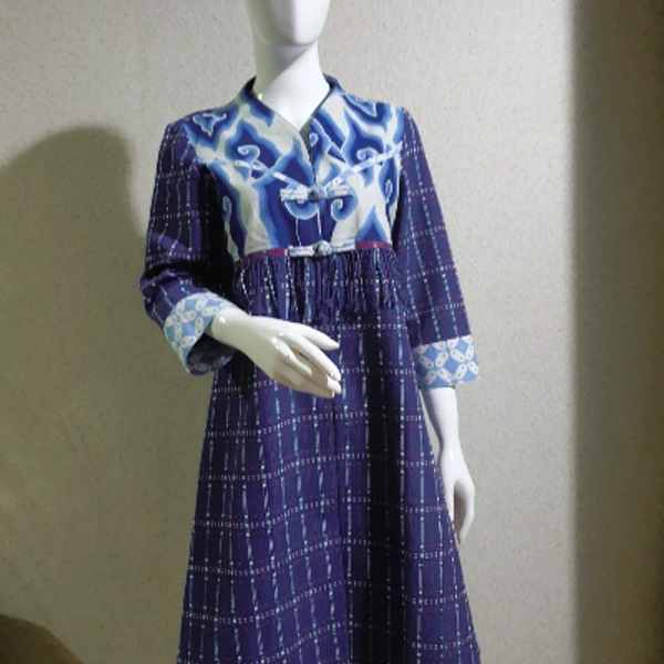 Dress / Tunik Kancing Depan