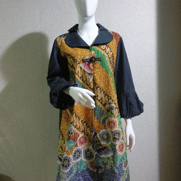 Dress / Tunik Kancing Depan