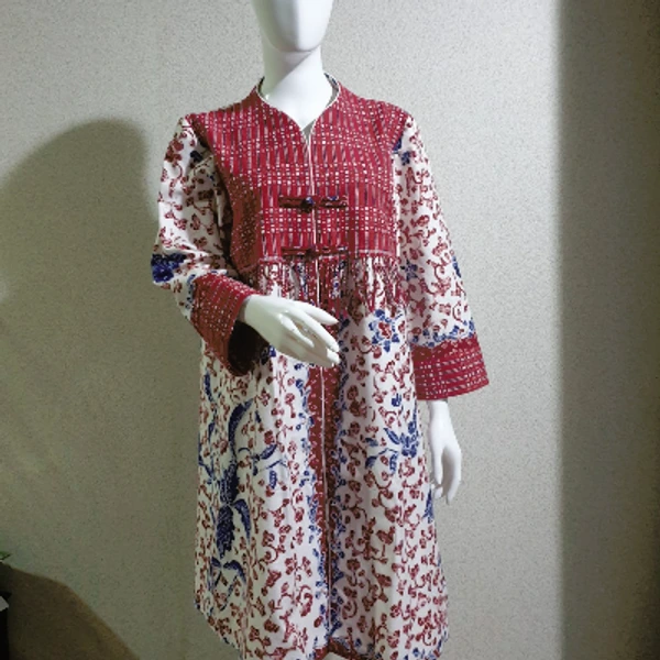 Dress / Tunik Kancing Depan