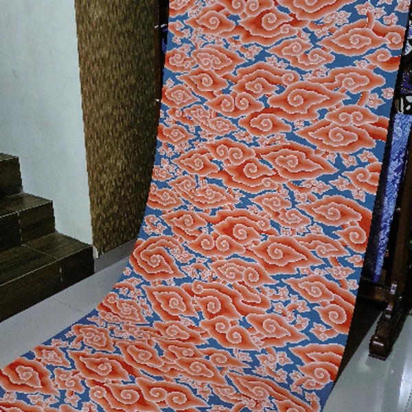 Kain Batik Tulis Mega Mendung Layer 9