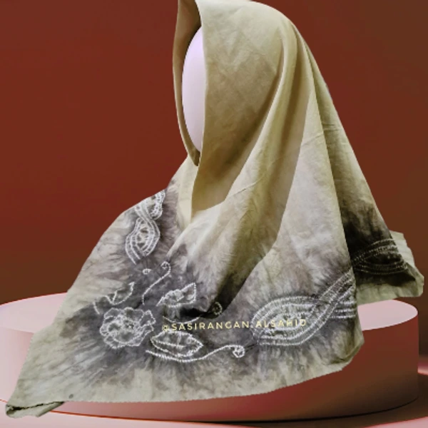 Kerudung sasirangan alam ALSAHID