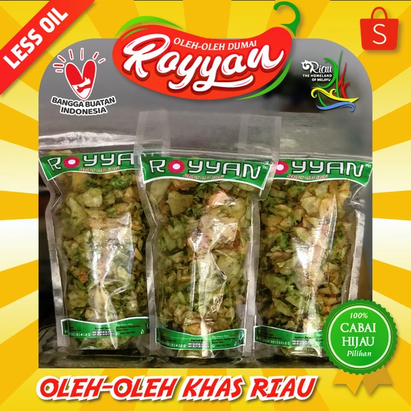 Keripik Cabe Hijau Khas Riau
