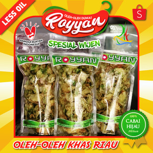 Keripik Cabe Hijau Wijen Khas Riau