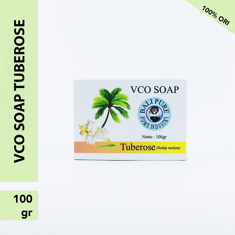 Bali Pure Home Industry VCO Soap Tuberosa 100 gr BPOM