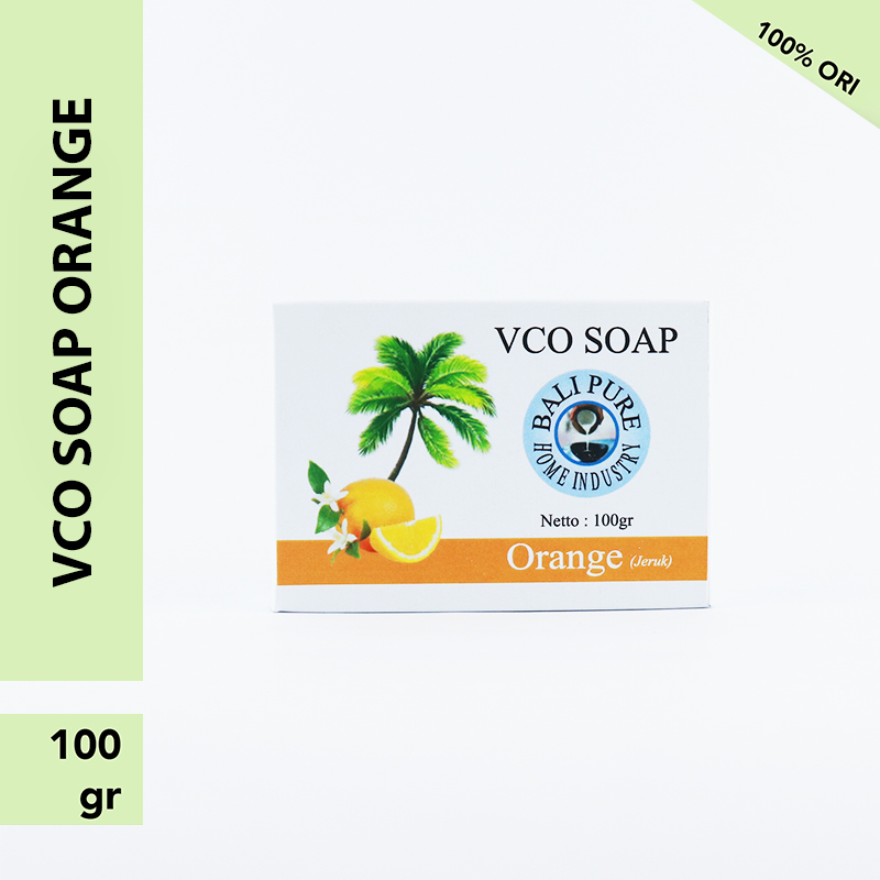 Bali Pure Home Industry VCO Soap Orange 100 gr BPOM