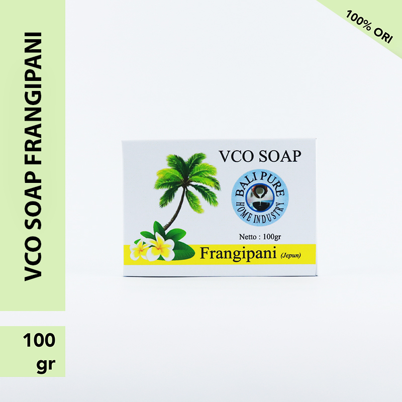 Bali Pure Home Industry VCO Soap Frangipani 100 gr BPOM