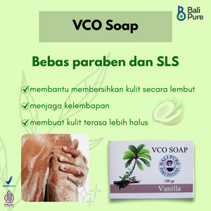 Bali Pure Home Industry VCO Soap vanilla  100 gr BPOM