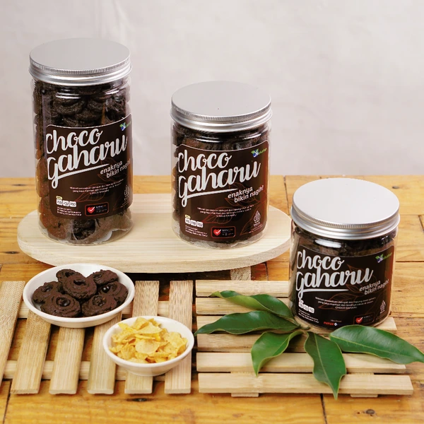 Choco Gaharu Cookies @kemasan Toples