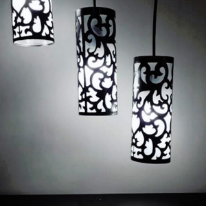 Lampu hias paralon