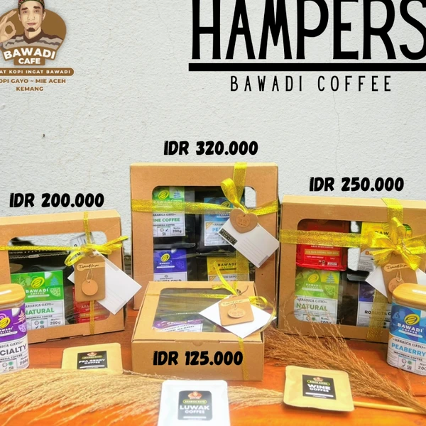 Hampers Parcel Hadiah Gift Bawadi Coffee Kopi (Paket B)