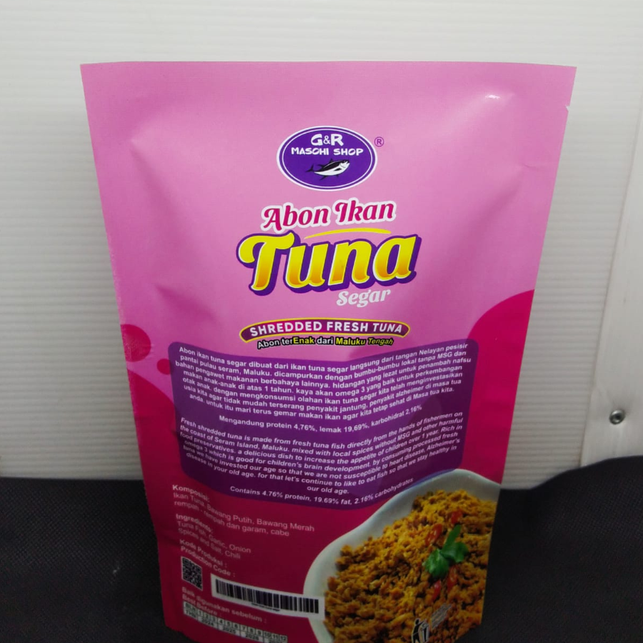 abon ikan tuna segar rasa Manis