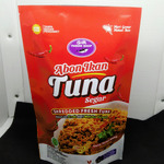 abon ikan tuna rasa pedas manis