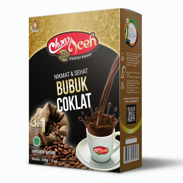 Bawadi Bubuk Coklat Aceh 200g - Cocoa Powder Aceh